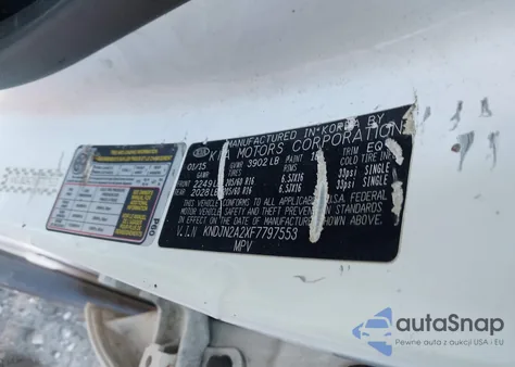 2015 Kia Soul из США, поврежденный, VIN KNDJN2A2XF7797553